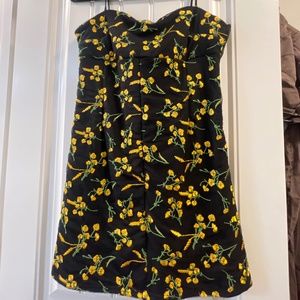 Urban Outfitters Floral Cocktail Dress Size Small